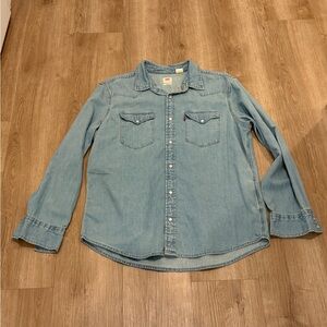 Levi's Classic Blue Denim Shirt